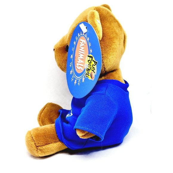 Vintage 1999 Play By Play NFL New England Patriots Stuffed Bear Mascot - Collect - Picture 14 of 15